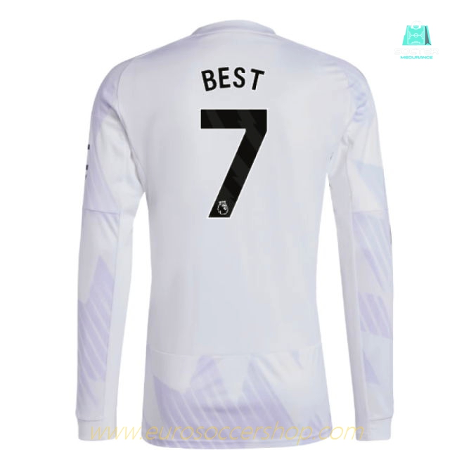 2025-2026 Man Utd Long Sleeve Away Shirt (Best 7)