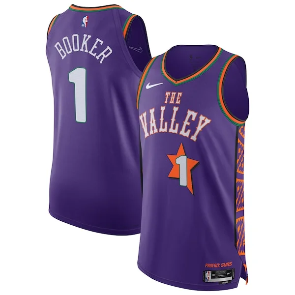 Devin Booker PHX Authentic Jersey - trendy Basketball workout