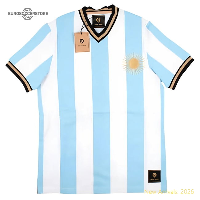 Top-grade False Nein La Albiceleste Home Vintage Shirt - Fan Collection