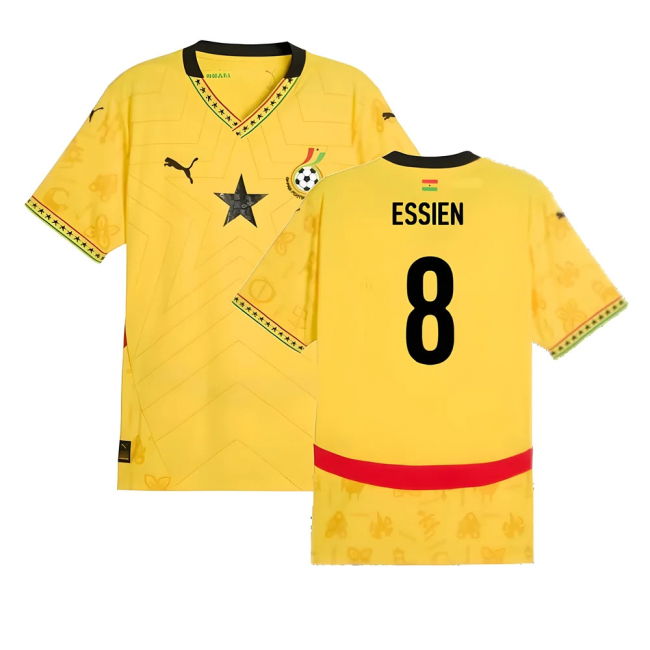 Aero-Dynamic Collector'S-Item 2024-2025 Ghana Away Shirt (Essien 8)