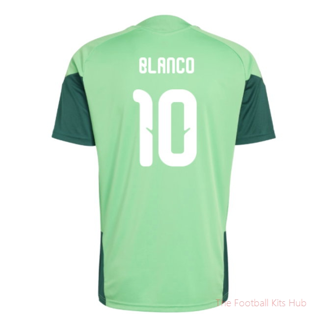 2026-2027 Mexico Training Jersey (Semi Flash Green) (Blanco 10)