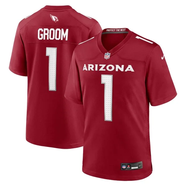 None Game NFL Jersey - Cardinal | Premium Football Apparel | NFL Footb