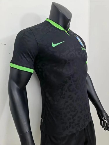 Limited Edition 2022 Brazil Premium Camiseta Black - Samba Football