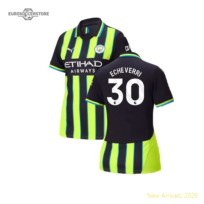 Modern Man City Womens Echeverri Jersey 2024-2025 Soft-touch