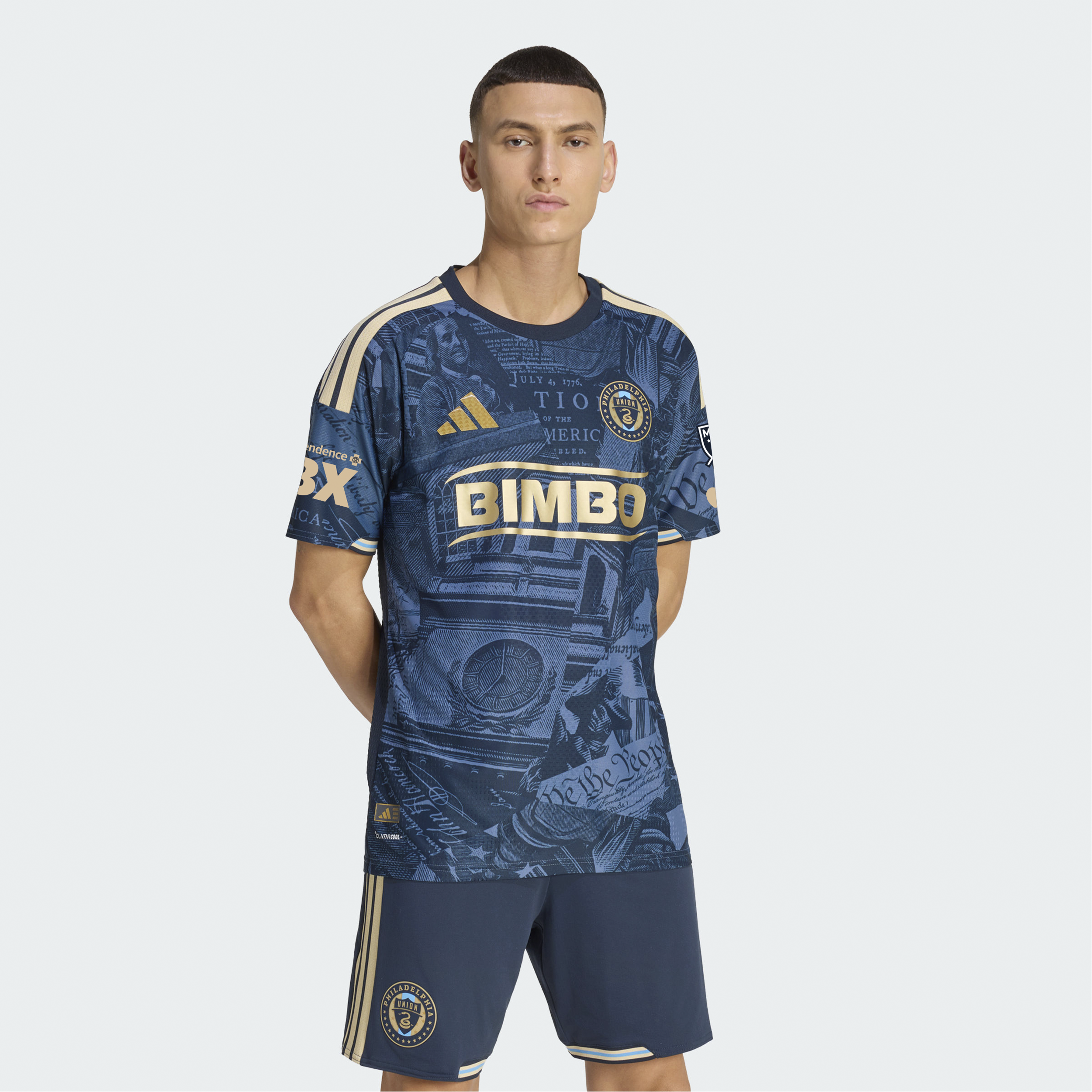 [LK] Philadelphia Union 2026 1776 Kit On-Field Authentic Patch Jersey - Navy