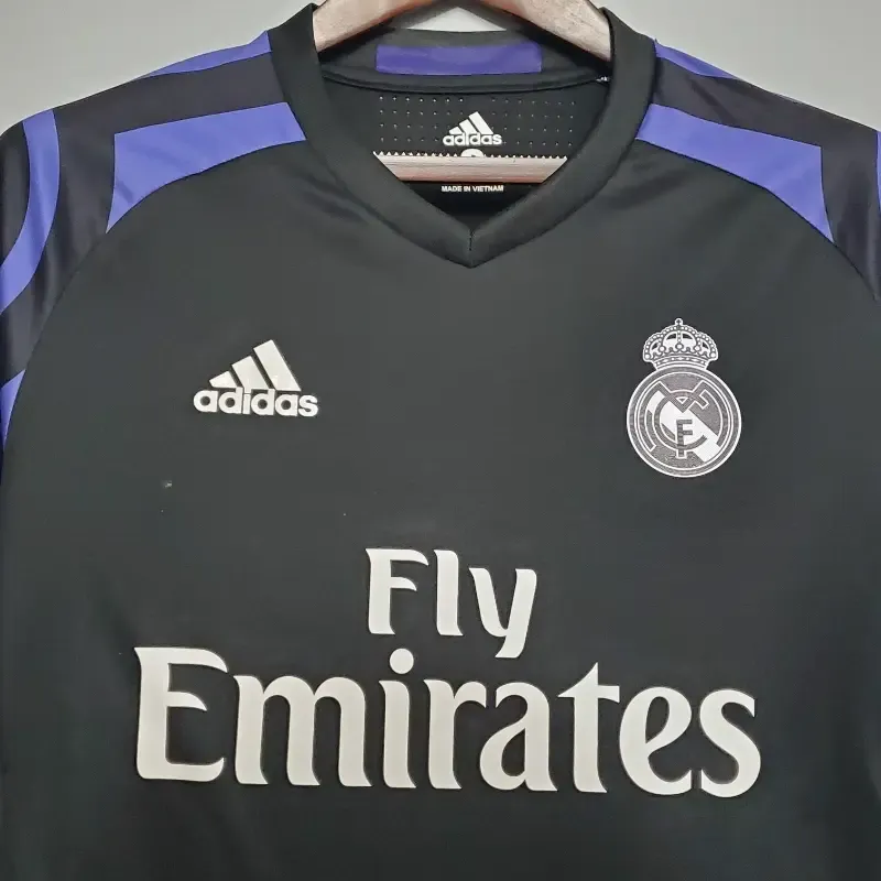 Cheap 2016-2017 Real Madrid Second retro kit