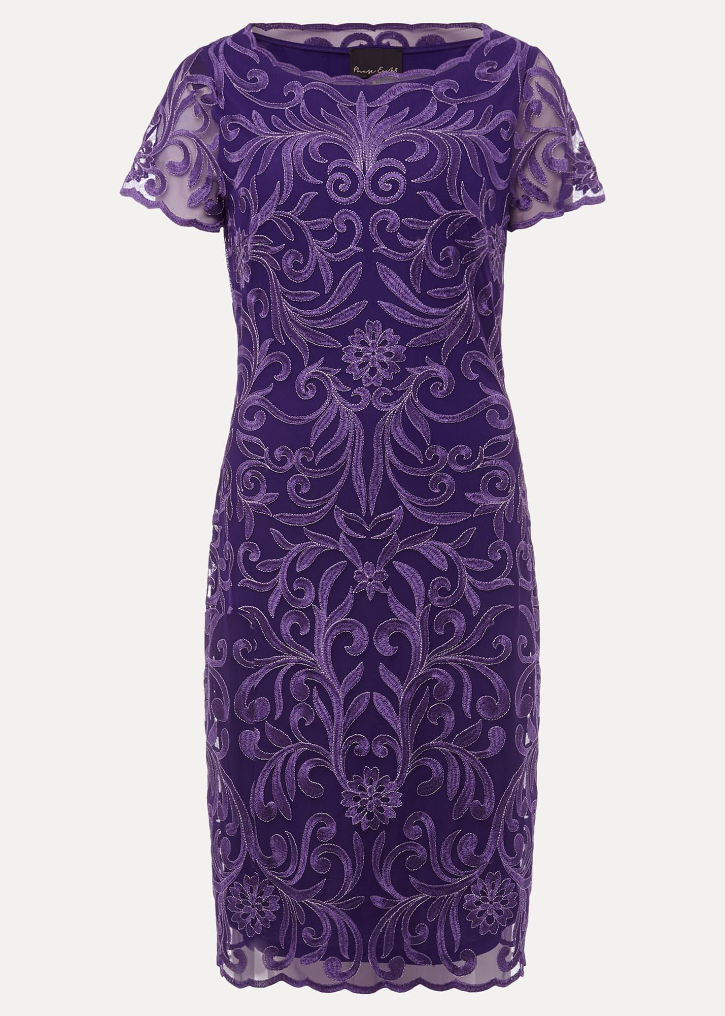 Nessa Embroidered Midi Dress