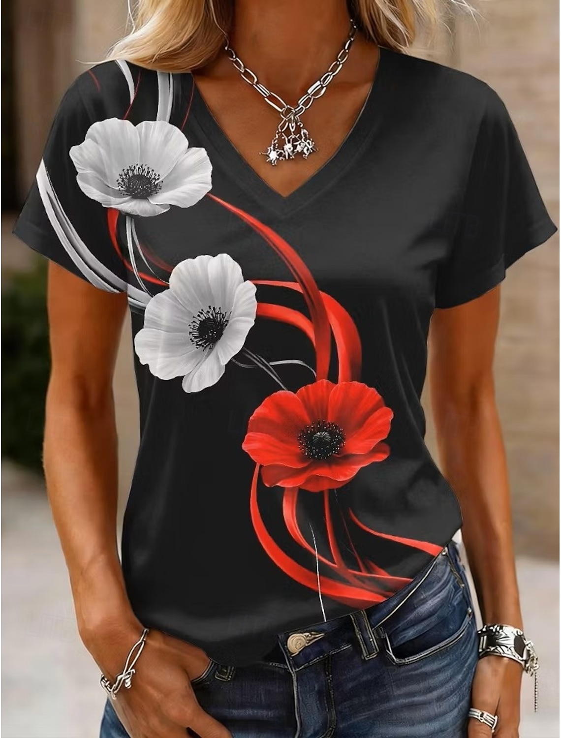 Independence Day Patriotic Women's Camisole Tank Top Flag Sleeveless Sleeveless V Neck Daily Red Summer