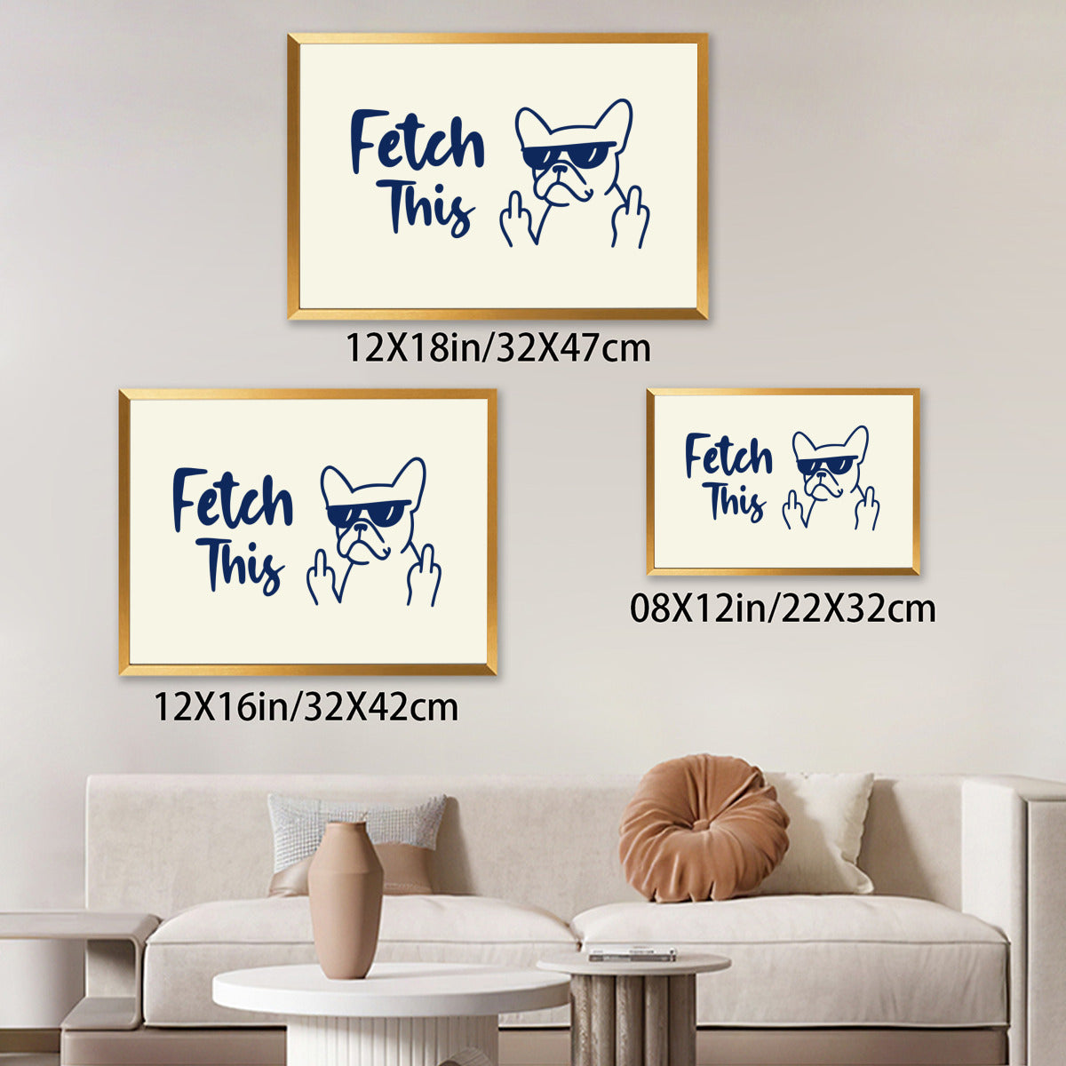 Buttons - Framed poster • Wall Decoration