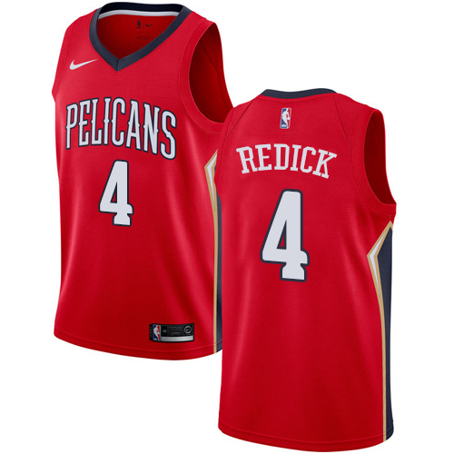 Red NOP Orleans Pelicans #4 Nike Classic Jersey Premium Quality