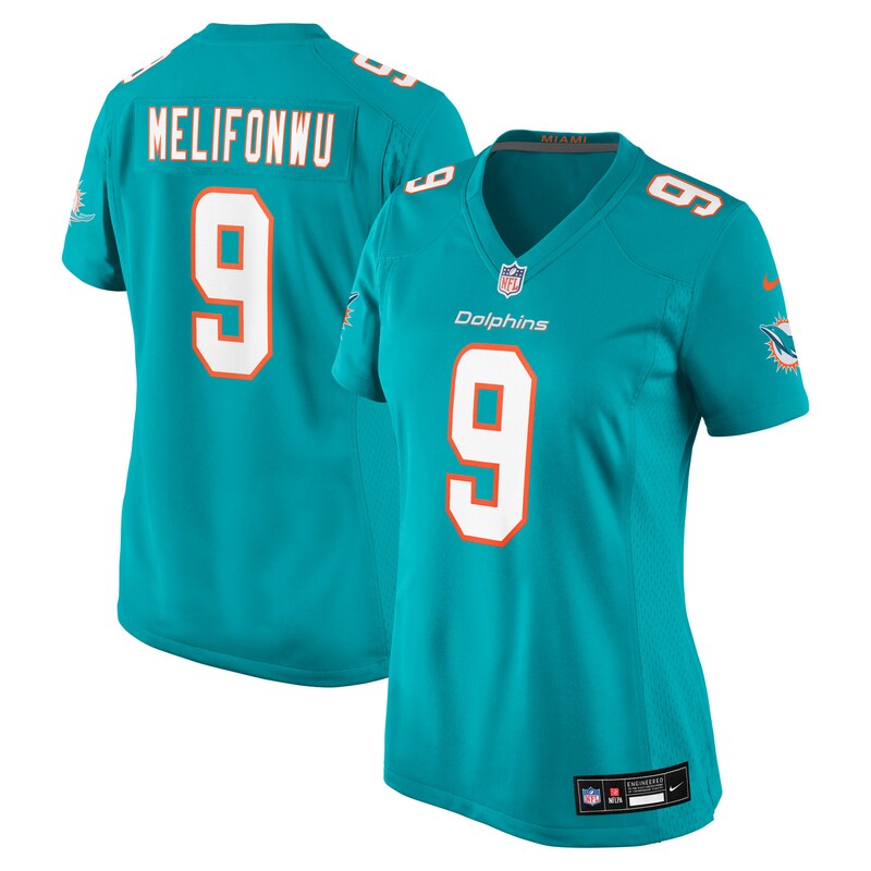 None Ifeatu Melifonwu MIA Dolphins Modern Elite Jersey Football Appare