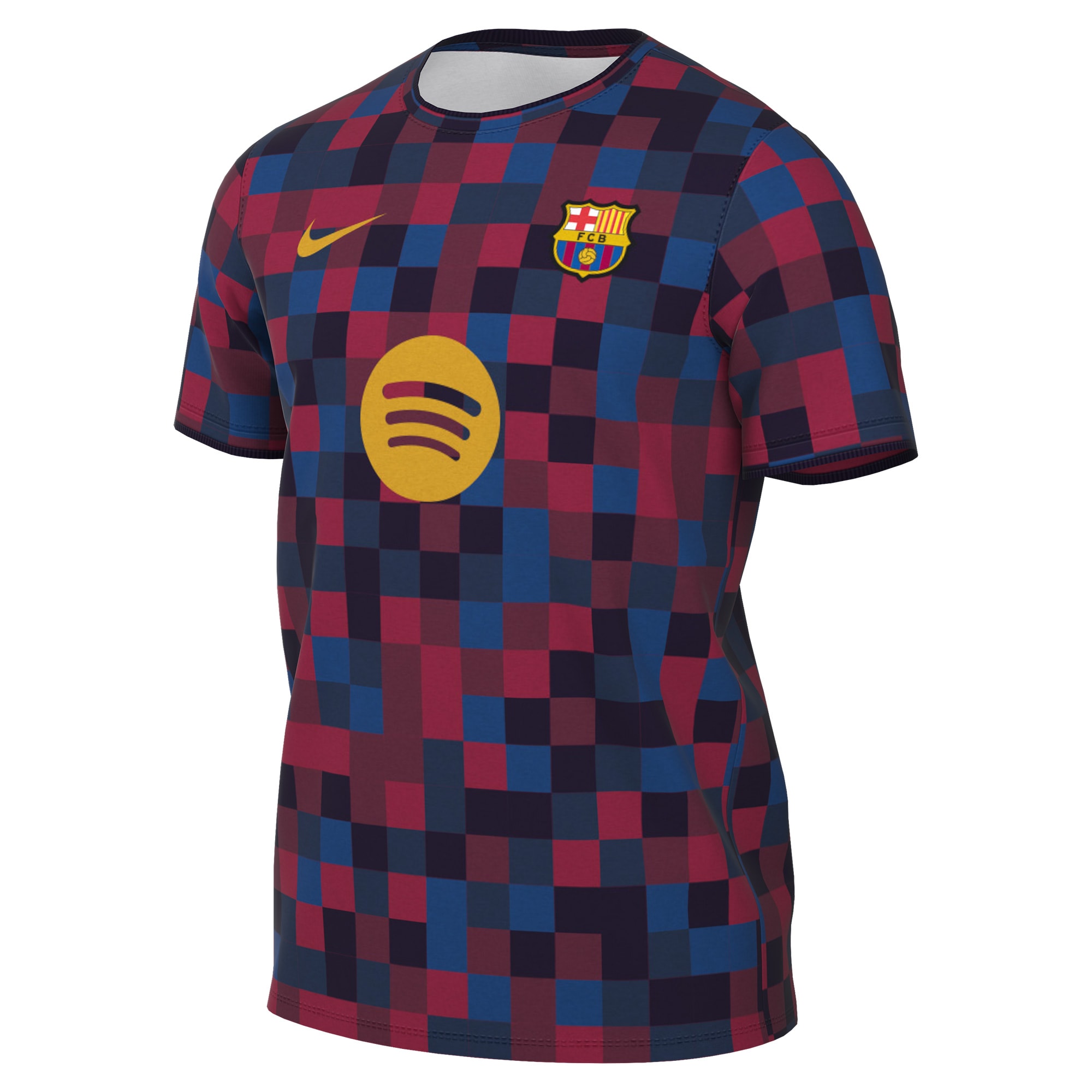 [SJH] Barcelona 2026/27 Home Pre-Match Jersey Top - Garnet