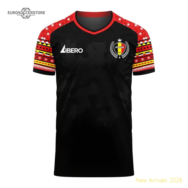 Authentic Belgium 2025-2026 Official Away Kit Contemporary