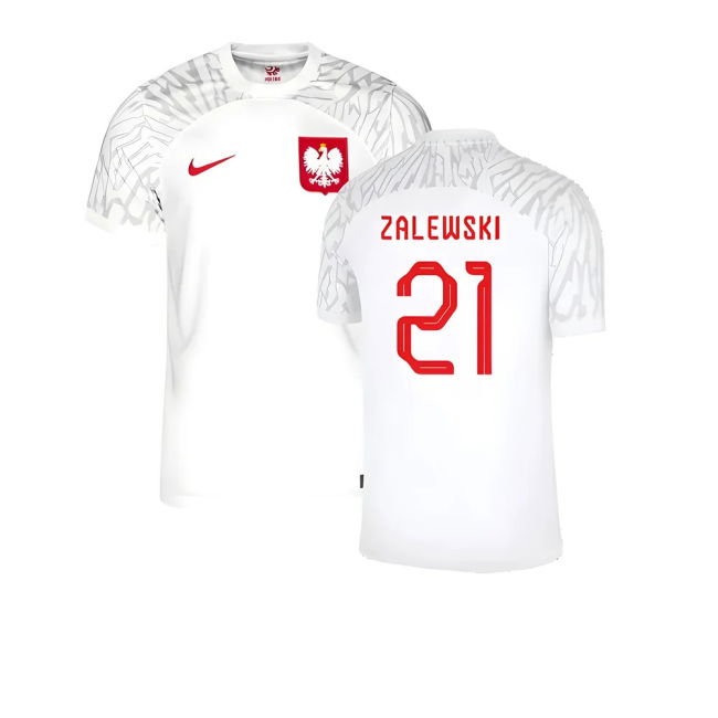 2022-2023 Poland Home Shirt (Zalewski 21) Euro Official