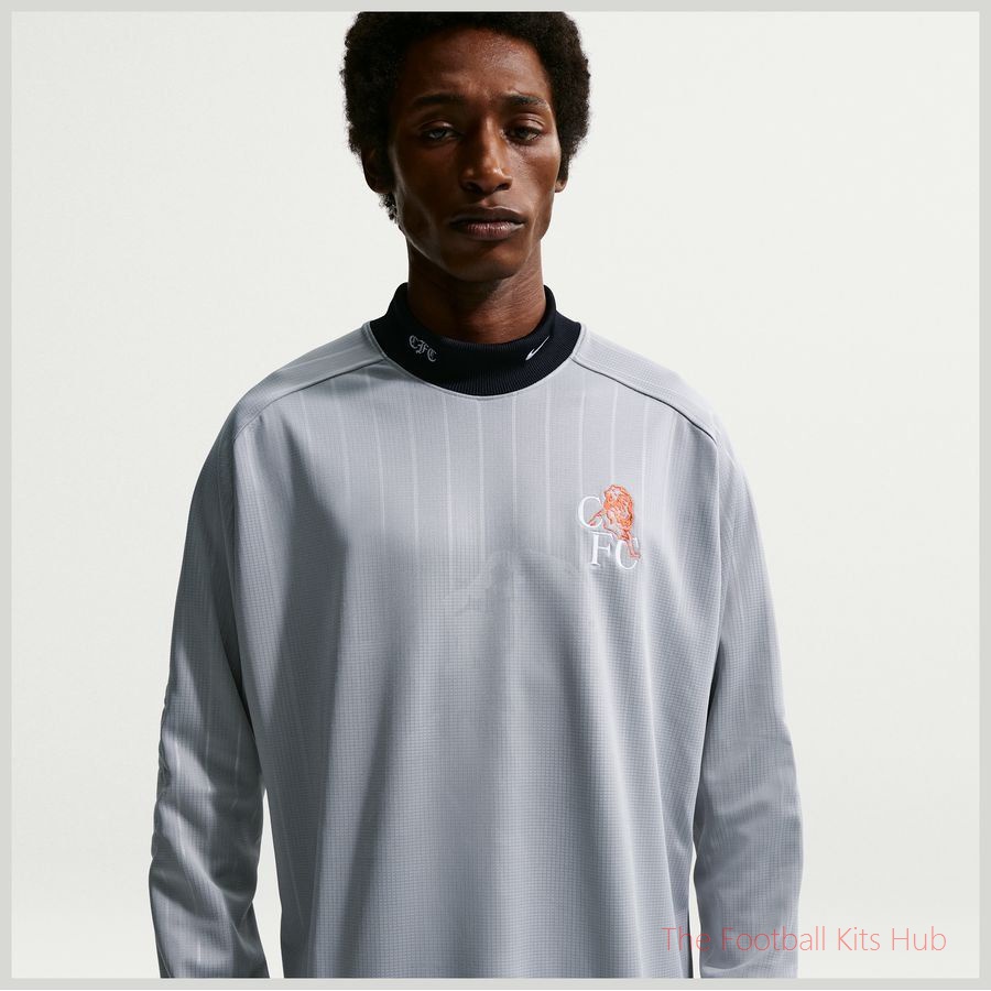 Chelsea Goalkeeper Shirt Authentic - Wolf Grey/Turf Orange/Blue/White