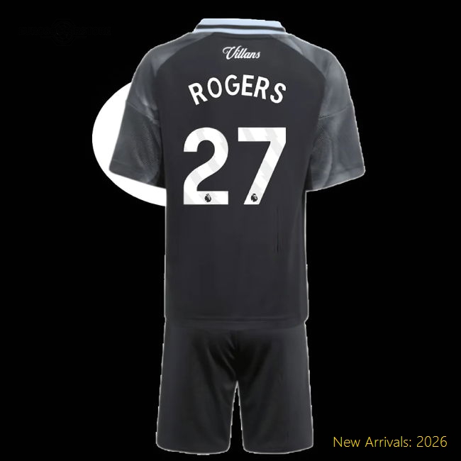 Aston Villa Away Mini Kit 2025-2026 Match Day Jersey