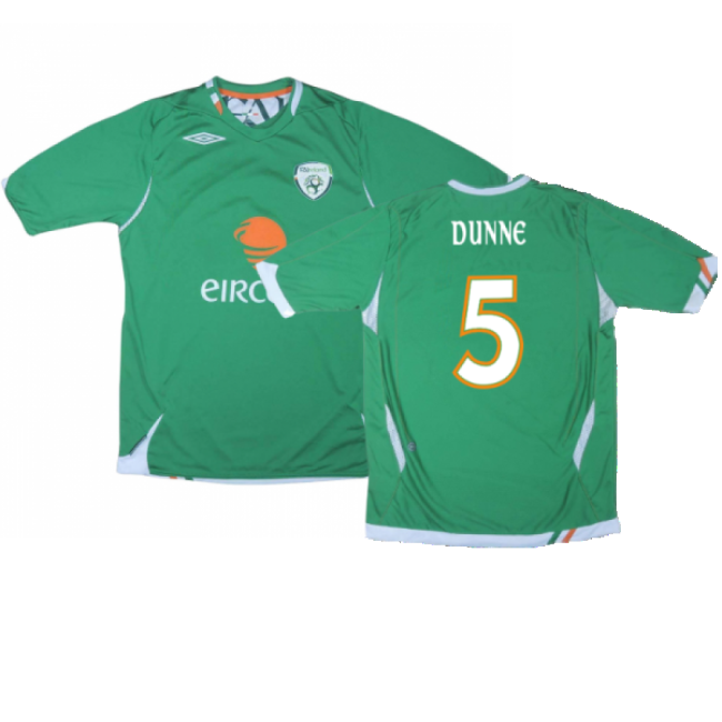 Ireland National Team Pro Level Home Pro Shirt (Dunne 5)