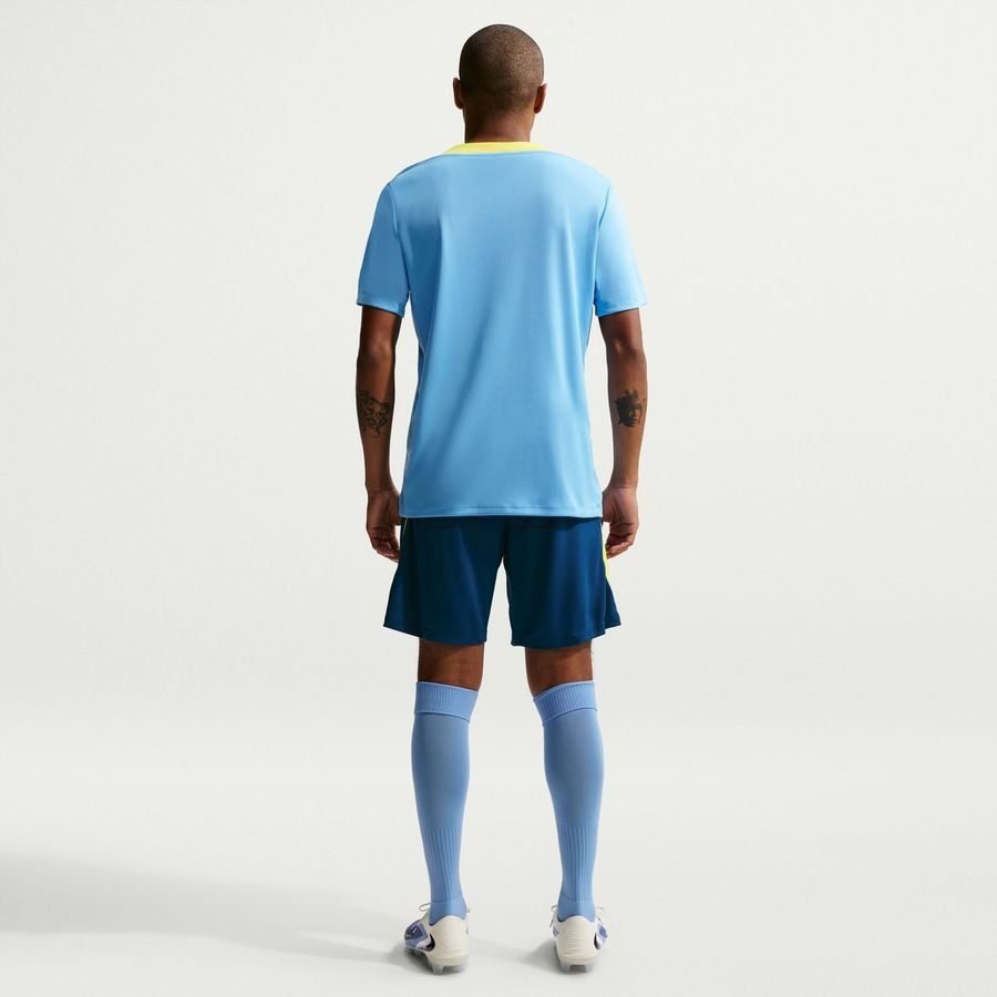 [EFKS] Barcelona Shorts Dri FIT Strike Gym Blue/Opti Training Yellow Uniform