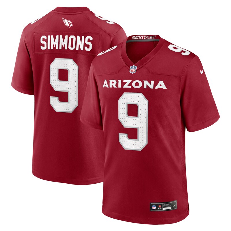 None Isaiah Simmons Champion AZ Cardinals Professional Jersey