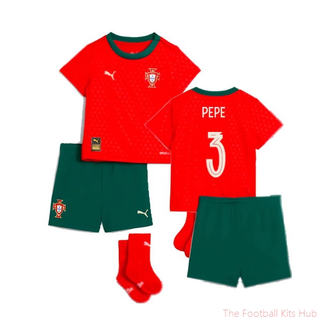 2025-2026 Portugal Home Baby Kit (Pepe 3)