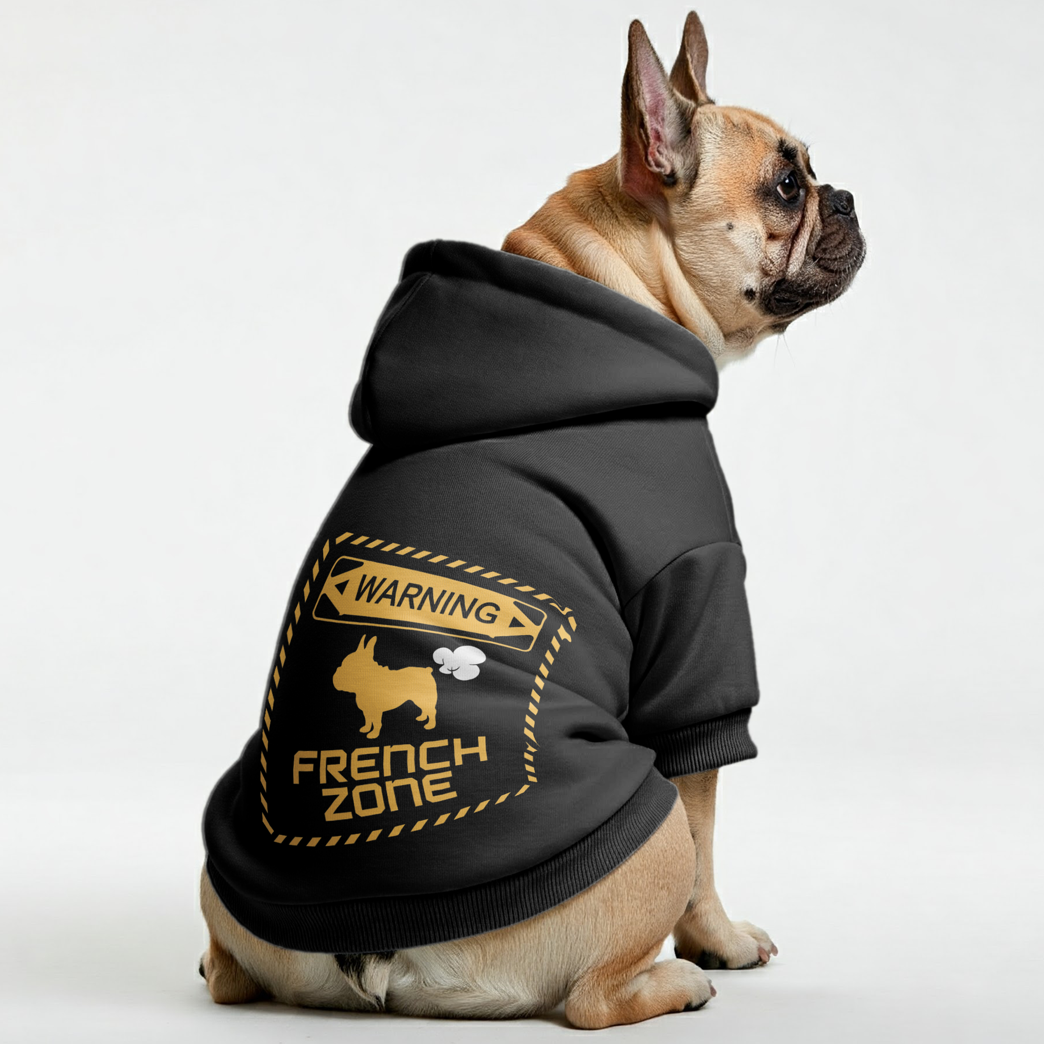 French Bulldog French Zone Personalized French Bulldog Hoodies With