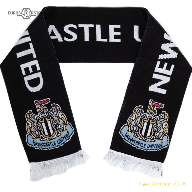 Newcastle United Fc Crest Scarf - Official Edition - Collectors Item
