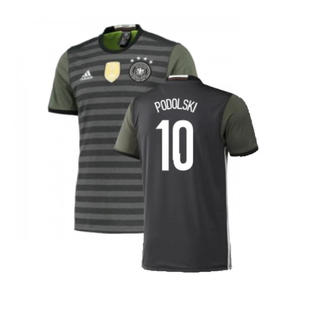 Germany NT Official Away Jersey (Podolski 10)