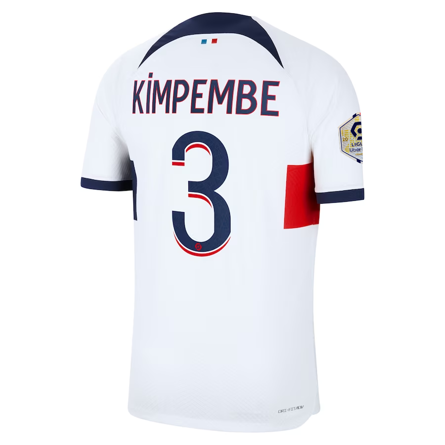 Paris Saint‑Germain FC Hakimi 2023-2024 Lig Away Jersey – Authentic Shirt