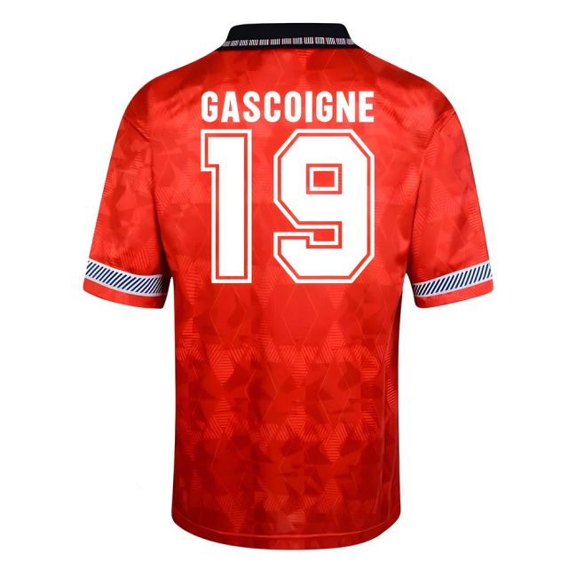 Score Draw England World Cup 1990 Away Shirt (Gascoigne 19)
