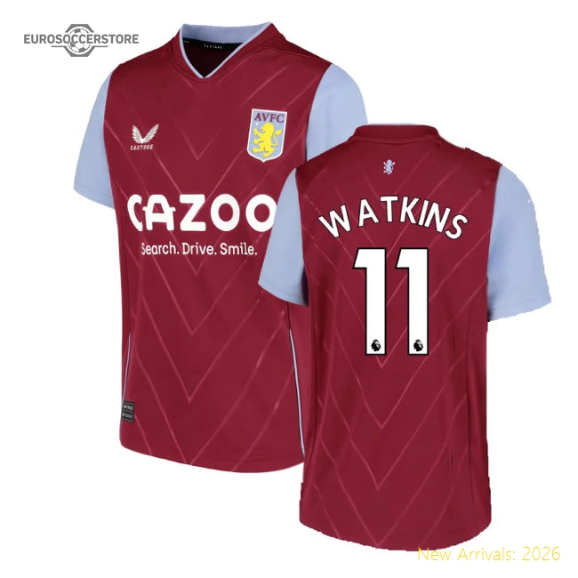 2022-2023 Aston Villa Home Shirt (Kids) (WATKINS 11)