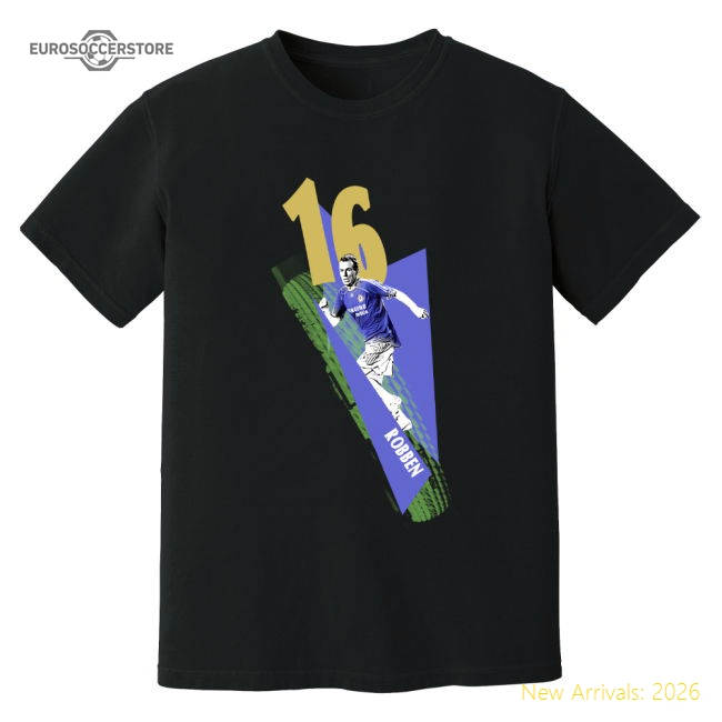 Arjen Robben Chelsea Premier League Legend T-Shirt (Black)