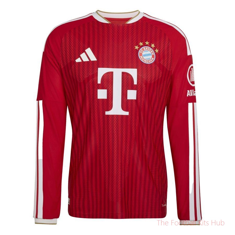 Bayern München Home Shirt 2026/27 Authentic Long Sleeves