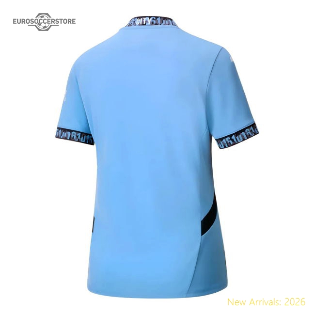 Official 2024-2025 Man City Home Shirt (womens) - Premium Quality