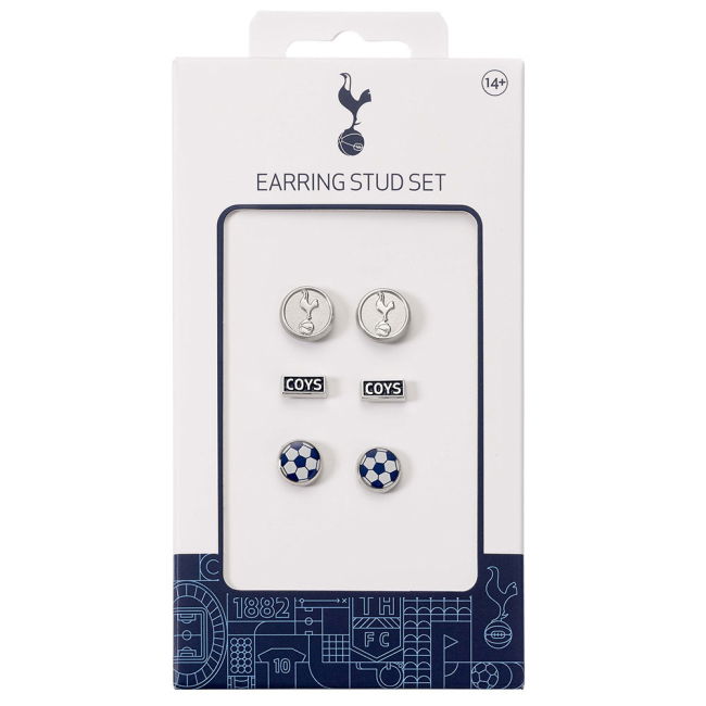 Men's Tottenham Hotspur FC Stud Earring Set