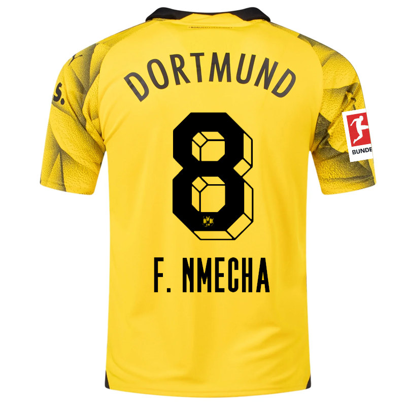 Borussia Dortmund Nmecha 2023-2024 Bun Third Jersey – Authentic Shirt