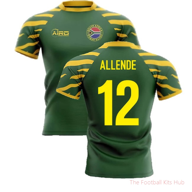 2025-2026 South Africa Springboks Home Concept Rugby Shirt (Allende 12)