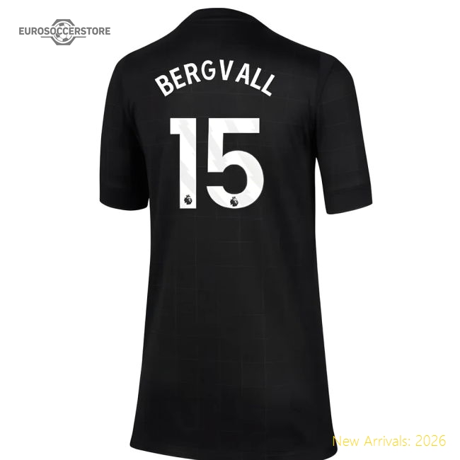 Luxury Premier League Team Away Bergvall Jersey 2025-2026 Breathable