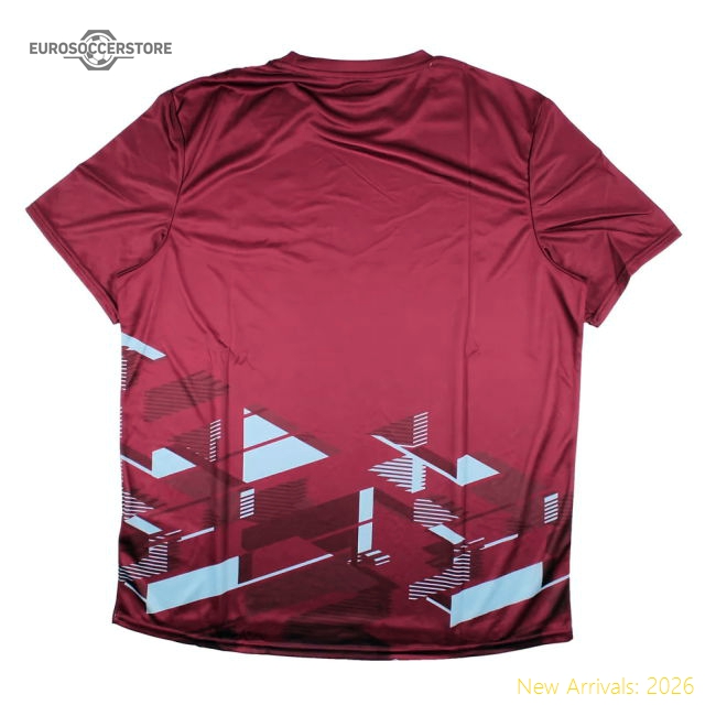 2023-2024 West Ham Warm Up Jersey (claret) - Economical