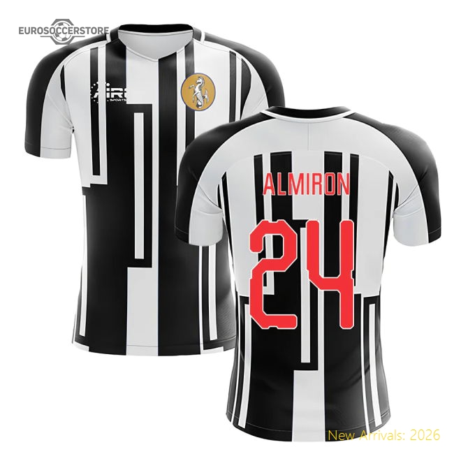 2025-2026 Newcastle Home Concept Football Soccer Shirt (Almiron 24)