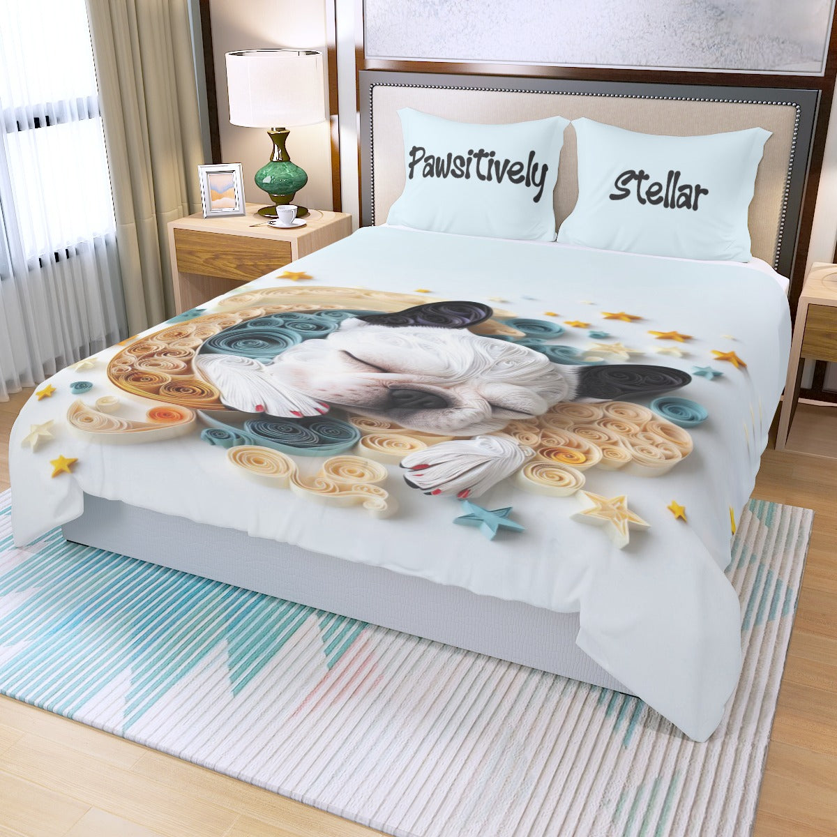 Safe Pip - Bulldog Bedding Set Pet Gear | Durable Build