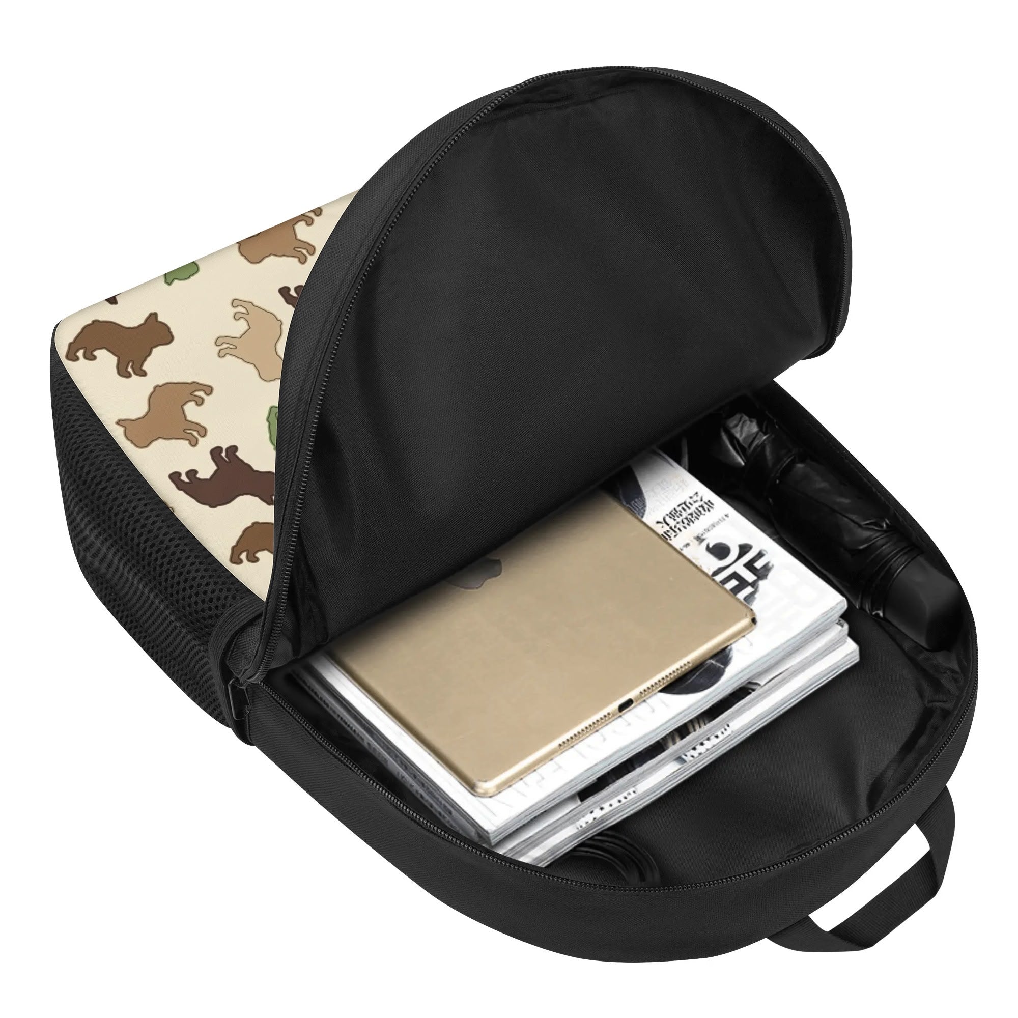 - French Bulldog 17 Inch Backpack For French Bulldogs | Safe For Paws