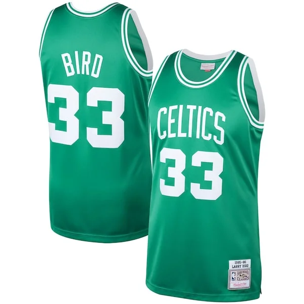 Premium Larry Bird BOS Authentic Jersey - Budget-Friendly