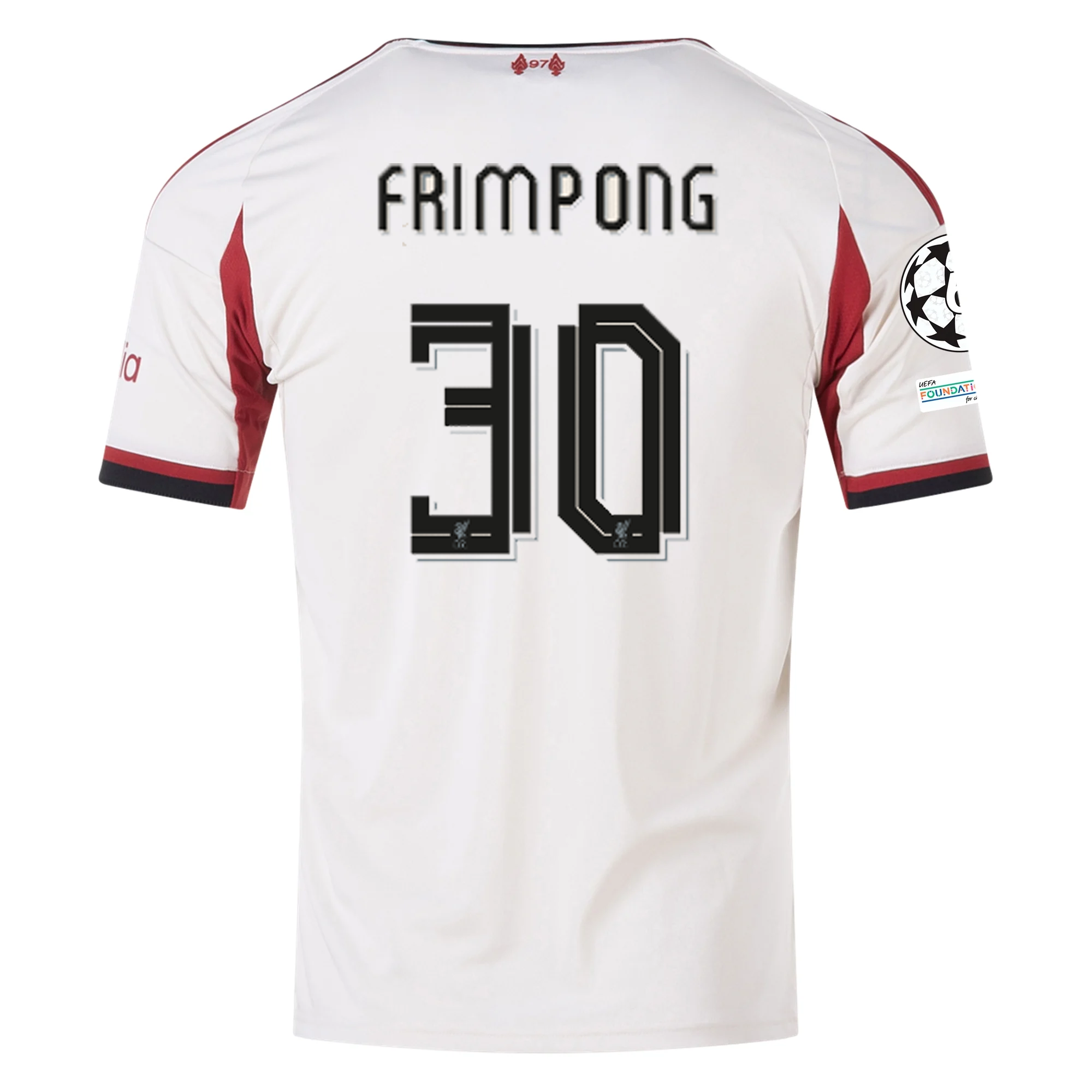 Liverpool Frimpong 2025-2026 UCL Away Jersey – Authentic Shirt