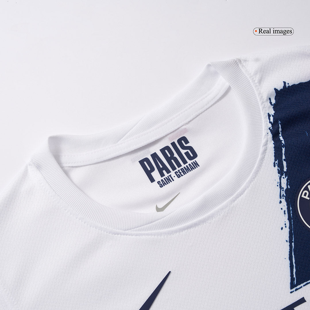 Kid's PSG Away Soccer Jersey Kit(Jersey+Shorts+Socks) 2024/25Authentic