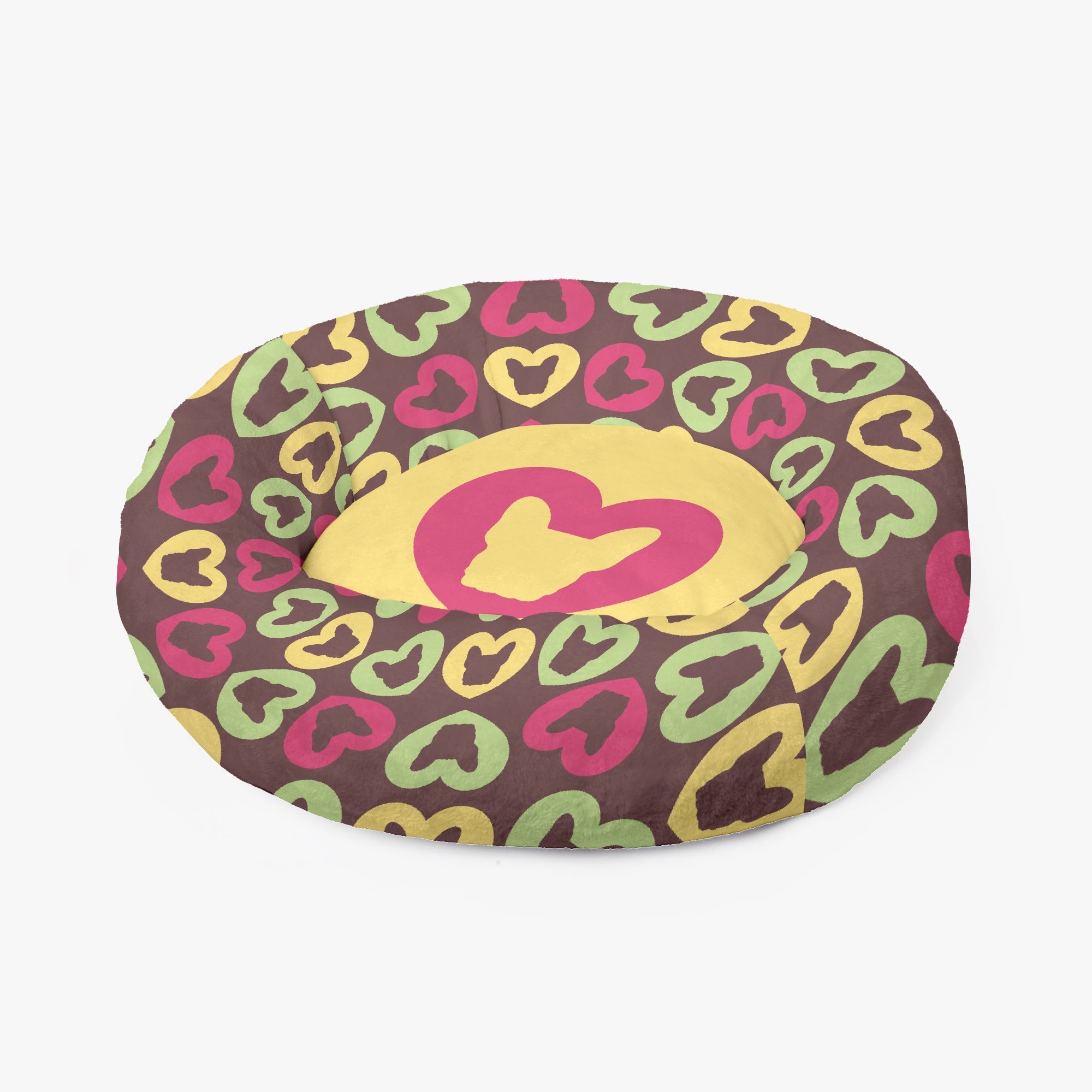 Paris - Cloud-Comfort Frenchie Bed | Anti-Anxiety French Bulldog Donut Bed