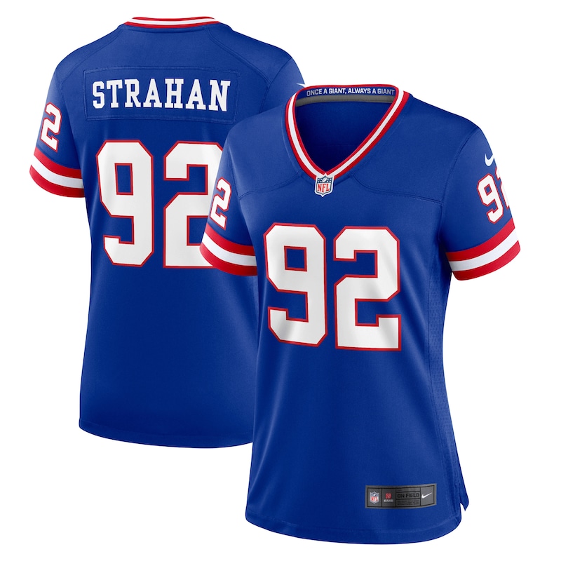 None Michael Strahan NY Giants Timeless Pro-Level Jersey Football Appa
