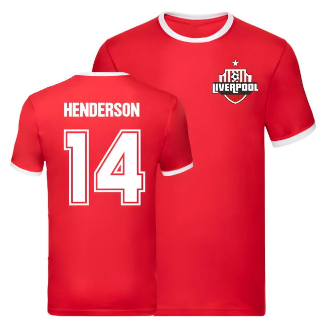Authentic Licensed Liverpool Ringer Tee (Red) Licensed Product