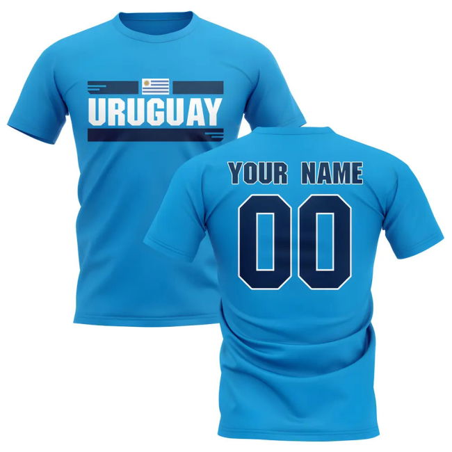 Personalised Modern Uruguay Jersey