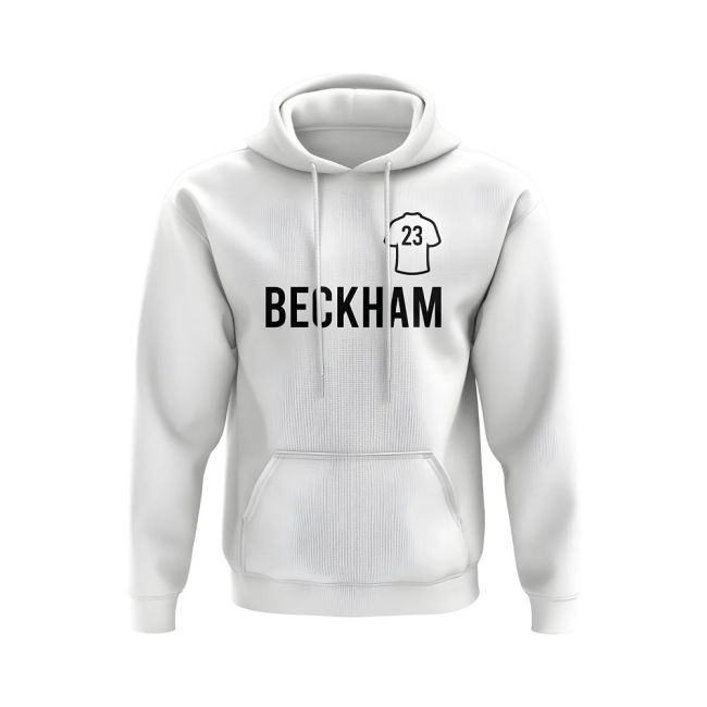 David Beckham Real Madrid Number Hoody ( - Stadium - New- ProLevel