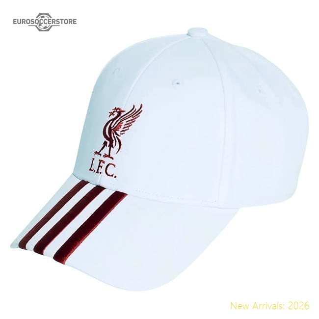 Liverpool Football Club 2025-2026 Baseball Cap (White) In Multiple